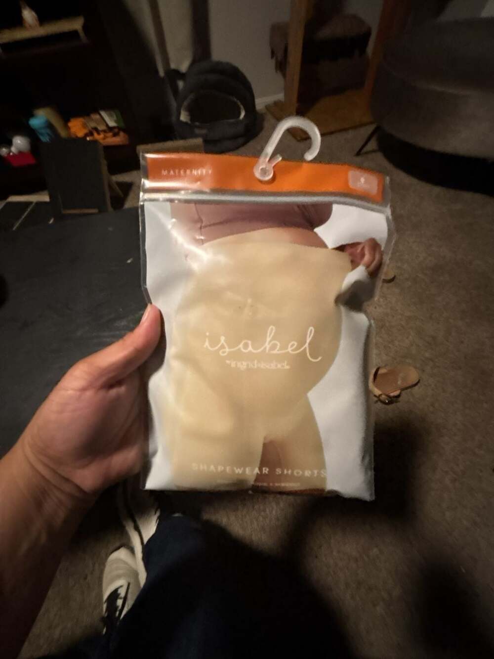 Isabel Maternity by Ingrid & Isabel Shapewear Shorts Taupe Small